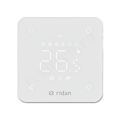 Термостат комнатный Ридан RSmart-FW, программируемый, 220В, белый