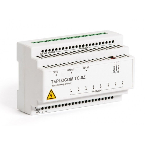 Теплоконтроллер для лучевой системы отопления Teplocom Луч TC-8Z