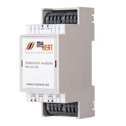 Блок расширения на DIN рейку MY HEAT DI6, 12 В, дискретный, на 6 выходов