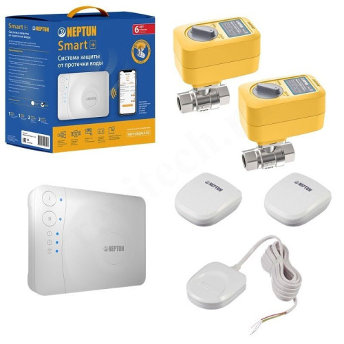 Система защиты от протечек воды Neptun Profi Smart+ Tuya 1/2