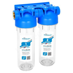 Корпус для картриджного фильтра АБФ-2 3/4 Аквабрайт, двухступенчатый