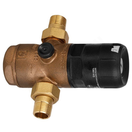Фильтр сетчатый резьб. 1/2", PN25, BWT D1 Red, бронза, с редуктором давления, для горячей воды