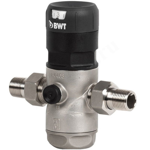 Фильтр сетчатый резьб. 3/4", PN25, BWT D1 Inox, сталь нержавеющая, с редуктором давления, для горяче
