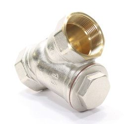 Фильтр сетчатый резьб. 1 1/2", PN16, WAAG, латунь, (хол./гор.)