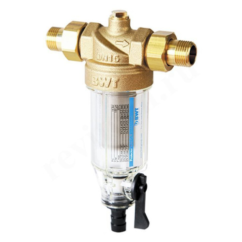 Фильтр сетчатый резьб. 3/4", PN16, BWT Protector mini C/R, латунь, со сливным краном