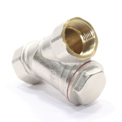 Фильтр сетчатый резьб. 3/4", PN16, WAAG, латунь, (хол./гор.)