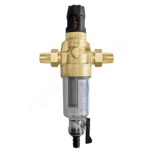 Фильтр сетчатый резьб. 3/4", PN16, BWT Protector mini C/R HWS, латунь, со сливным краном