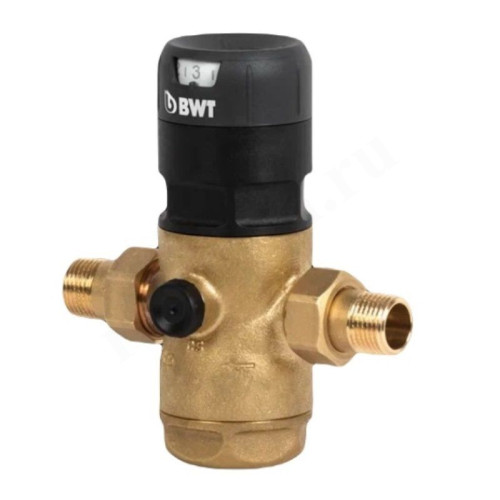 Фильтр сетчатый резьб. 3/4", PN25, BWT D1 Eco, латунь, с редуктором давления, для горячей воды
