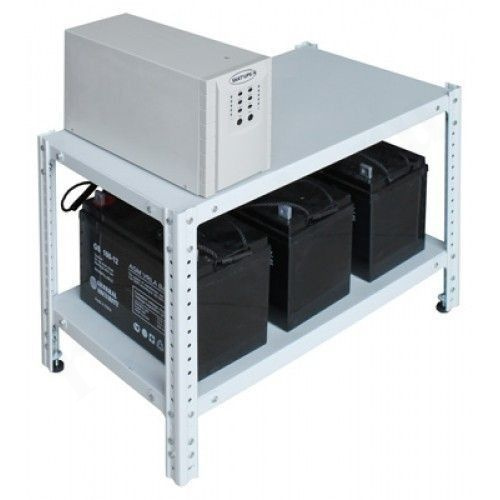 Стеллаж для  АКБ 0,5х0,7х0,4-2П, масса 7 кг, две полки для размещения АКБ и ИБП