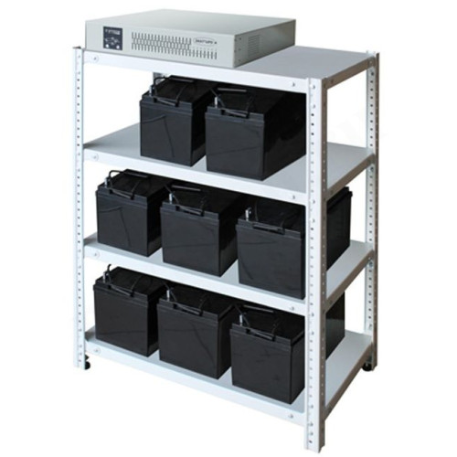 Стеллаж для АКБ 1,0х0,7х0,4-4П, масса 13 кг, четыре полки для размещения АКБ и ИБП