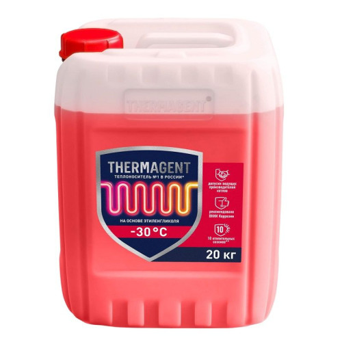 Теплоноситель THERMAGENT-30, этиленгликоль, 20 кг