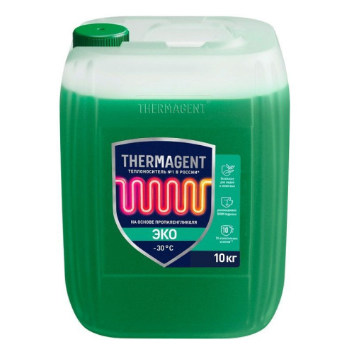 Теплоноситель THERMAGENT-30 ECO, пропиленгликоль, 10 кг