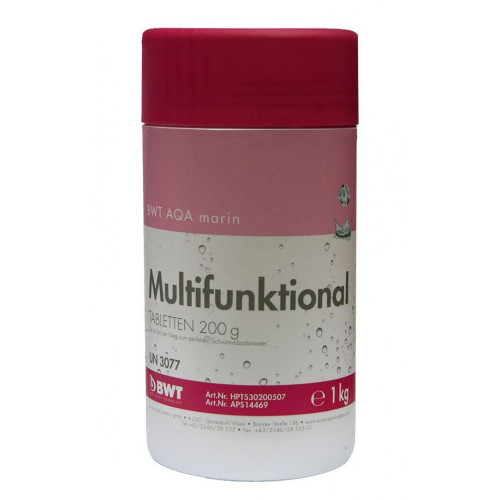 Многофункциональные таблетки (200гр) BWT AQA marin Multifunktional, 1кг