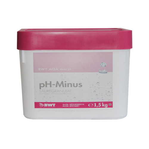Кислотный гранулят для понижения pH в воде бассейна BWT AQA marin pH Minus 1,5 кг