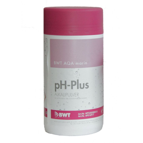 Щелочной порошок для повышения pH в воде бассейна BWT AQA marin pH Plus, 1 кг
