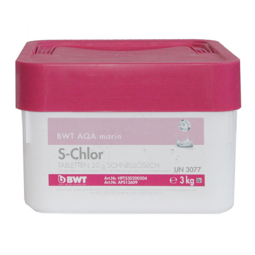 Таблетки б/раст.(20 гр) BWT AQA marin S-Chlor, 3кг