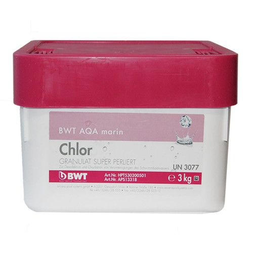 Хлоргранулят б/раст BWT AQA marin Chlor Super perliert, 3 кг