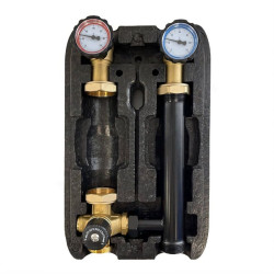 Насосно-смесительный модуль WAAG, с термосмесителем, DN25, 24 кВт., (левое)