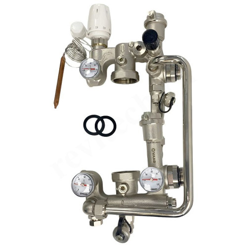 Узел смешения WAAG COMBI, с термоголовкой, DN25, 20 кВт.