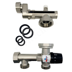 Узел смешения WAAG MIX, с термосмесителем, DN25, 12,5 кВт.