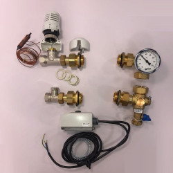 Узел смешения Watts FWR 15, с термоголовкой, DN25, 10 кВт.