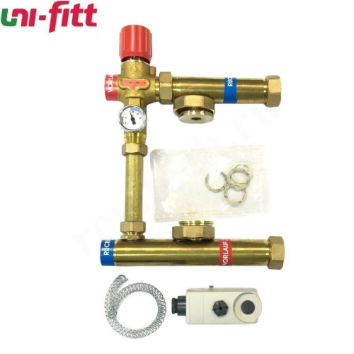 Узел смешения Uni-Fitt ISOTHERM, с термосмесителем, DN25, 15 кВт.