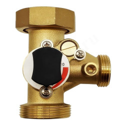 Клапан смесительный 1"-1 1/2", PN10, TIM, механический, для групп быстрого монтажа МК, левый