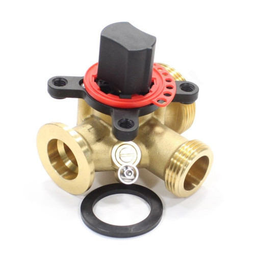 Клапан смесительный 1"-1 1/2", PN10, WAAG, механический, для групп быстрого монтажа MK, правый