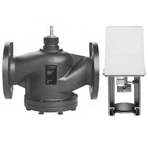 Клапан регулирующий (Ду25 мм), PN16, Ридан VF-2R/ARV, прямой, электрический