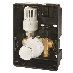 Короб смесительный Simplex RTL-TH DUO, с термоголовкой, DN20, 1,5 кВт.
