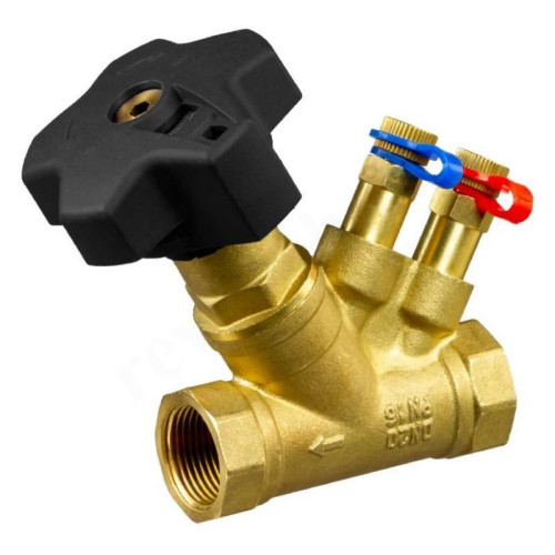 Клапан балансировочный (Ду25 мм) 1", PN16, Ридан MVT-R LF, (с ниппелями), механический