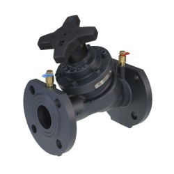 Клапан балансировочный (Ду32 мм) 100 мм, PN25, Ридан MNF-R, (с ниппелями), механический