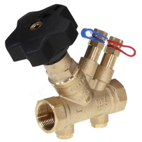 Клапан балансировочный (Ду40 мм) 1 1/2", PN16, Ридан MVT-R, (с ниппелями), механический