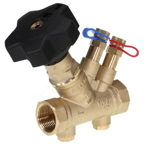 Клапан балансировочный (Ду50 мм) 2", PN16, Ридан MVT-R, (с ниппелями), механический