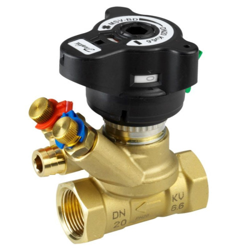 Клапан балансировочный (Ду20 мм) 3/4", PN20, Danfoss MVT, (с ниппелями), механический