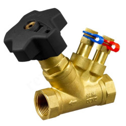 Клапан балансировочный (Ду20 мм) 3/4", PN16, Ридан MVT-R LF, (с ниппелями), механический