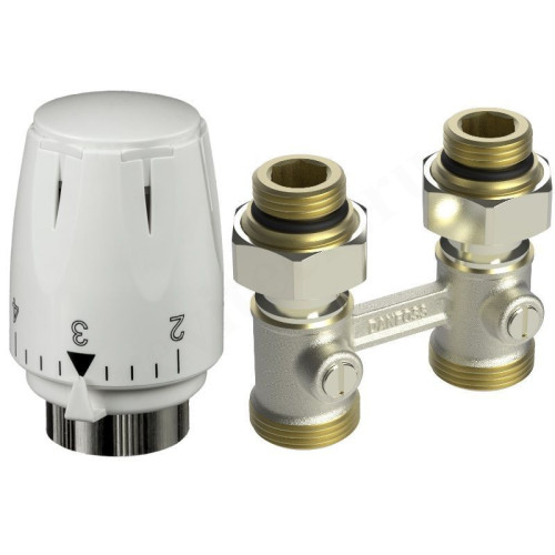 Комплект термостатический 3/4", PN10, Ридан LV-KB 20/TR 74, прямой, с приводом