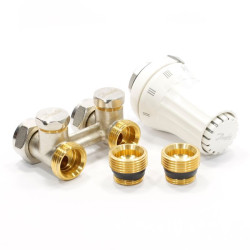 Комплект термостатический 1/2"-3/4", PN10, Danfoss RLV-KS/RAE-K, прямой, с приводом