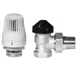Комплект термостатический 1/2", PN10, Ридан TR-N/TR 84, угловой, с приводом