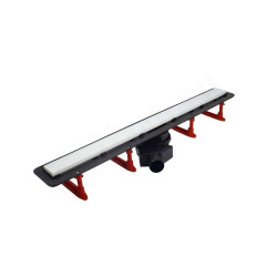 Душевой лоток Pestan Confluo Frameless Line 450 (цвет 2в1 Stainless steel/White Glass)