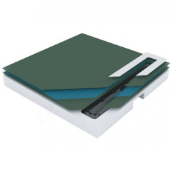 Душевой поддон Confluo Board Uni 1200 со встроенным лотком Frameless Line 550