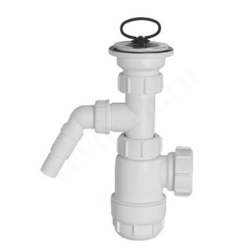 Сифон бутылочный 32-32, McAlpine с адаптером