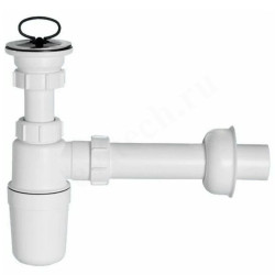 Сифон бутылочный 40-32, McAlpine с отводной трубой и отражателем