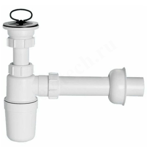 Сифон бутылочный 40-32, McAlpine с отводной трубой и отражателем