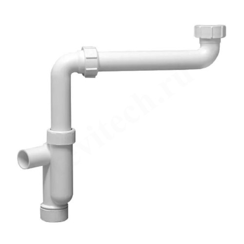 Сифон трубный 32-32, McAlpine с отводом