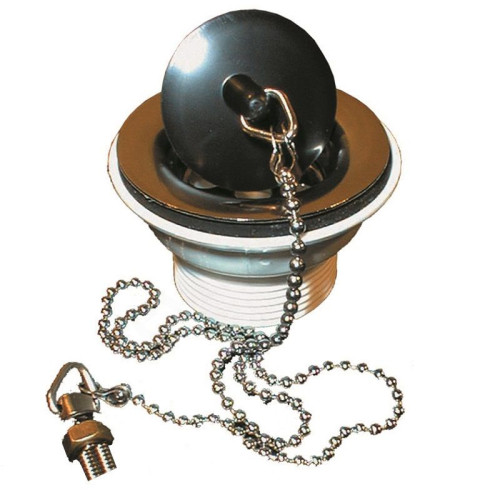 Слив 5/4" с соединительной резьбой 5/4", с винтом 60 мм и цепочкой