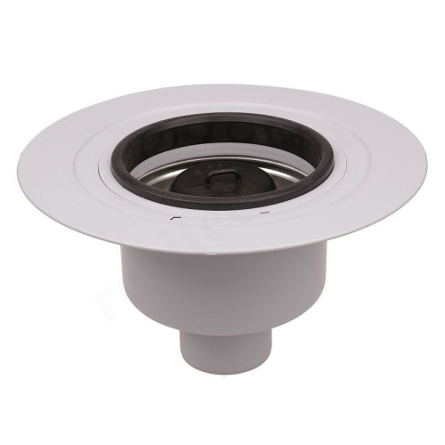 Корпус трапа c вкладкой из нержавеющей стали, DN75