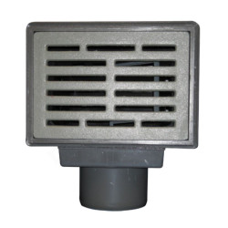 Трап для внутренних помещений DN110 HL, с грязесборником и лючком-прочисткой