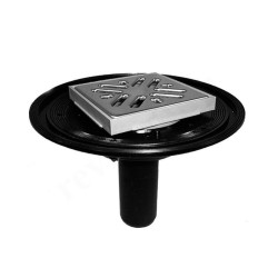 Трап HL 92 с сеткой для улавливания мусора, с решеткой