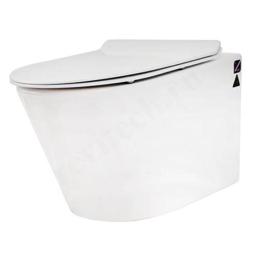 Унитаз подвесной MELANA MLN безободковый с крышкой микролифт